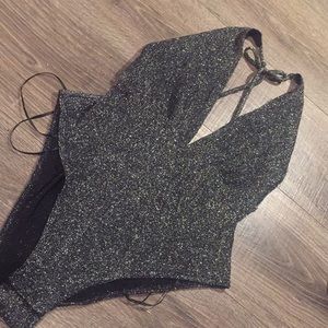 Black/Silver bodysuit 🖤🖤🖤